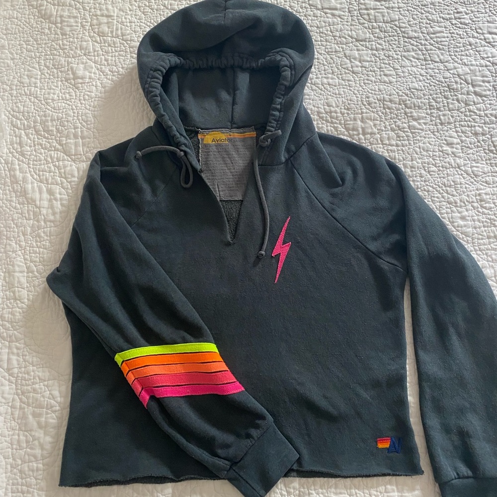 Aviator Nation bolt pullover hoodie